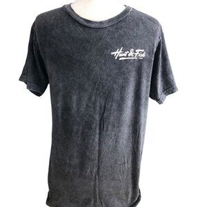 Hunt & Fish Club Portland OR Graphic T Shirt - Acid Washed